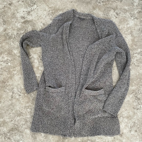 Denver Hayes Sweaters - Denver Hayes Charcoal Women's Cardigan Sweater